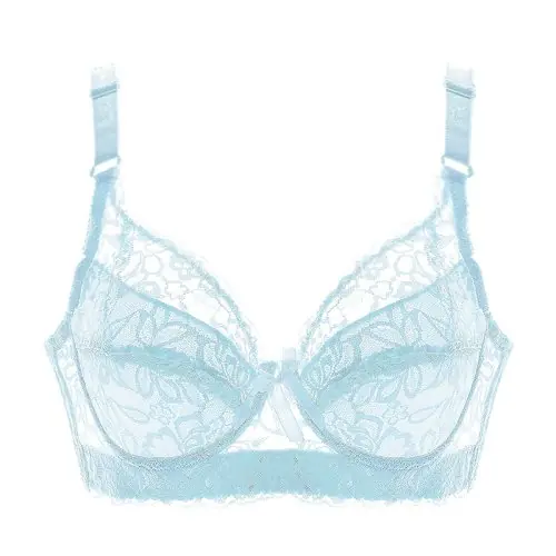 Image de Soutien-Gorge Dentelle Grande Taille - Sans Fil & Réglable