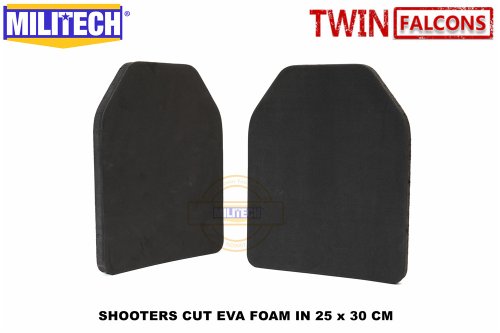 Image of Militech TwinFalcons 10x12 Inches Shooters Cut EVA Foam Panel – Premium Close-Cell Pad for Airsoft, CS Gaming & Tactical Training