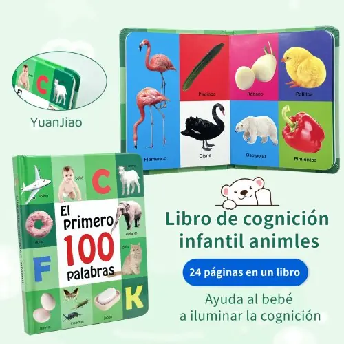 Image de Cartes Cognitives Bébé - Apprendre l'Espagnol en S'amusant