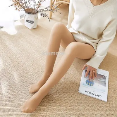 Image de Collants Translucides Hiver - Effet Peau Chaude