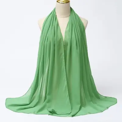 Image de Hijab en Mousseline de Soie - Élégance & Confort