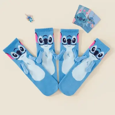Image de Chaussettes Couples Dessin Animé - Tenir la Main