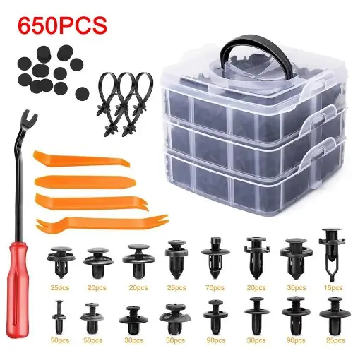 650Pcs clips kit
