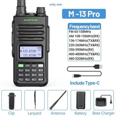 Image de Baofeng M13 Pro - Talkie-Walkie Puissant 10W Longue Portée