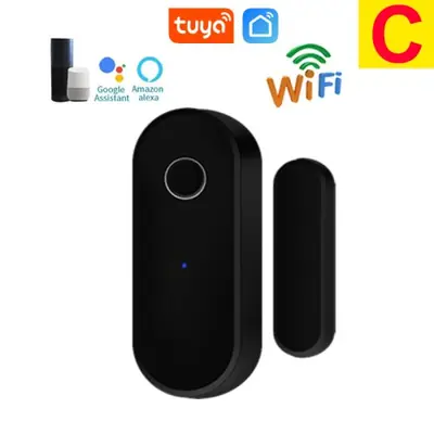 Image de Détecteur de Porte et Fenêtre WiFi - Alarme Smart avec Alexa & Google Assistant