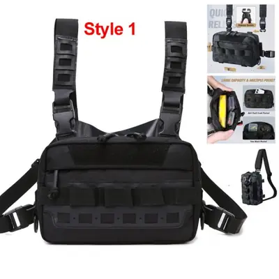 Image de Gilet de Pêche Camouflage - Sac Utilitaire pour Hommes