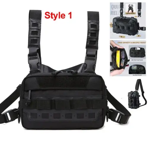 Image de Gilet de Pêche Camouflage - Sac Utilitaire pour Hommes