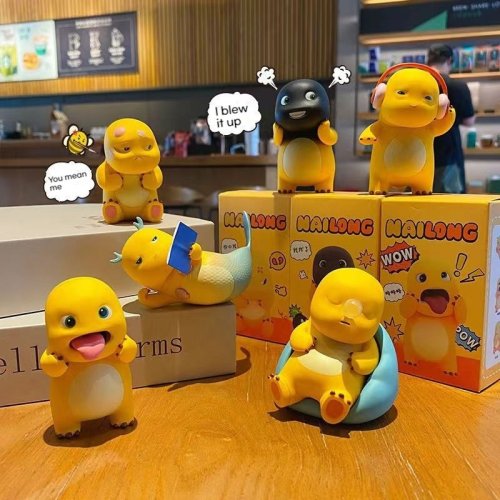 Bild von Neue heiße niedliche Milchdrache Tägliches Serie Action Figure Blind Box – Handtisch-Dekoration, Sammlerfigur, Puppe, Spielzeug für Kinder, Geburtstagsgeschenk, individuelles Geschenk