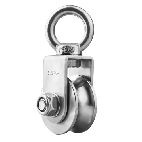 Image de Poulie Industrielle Inox 304 avec Roulement Duplex