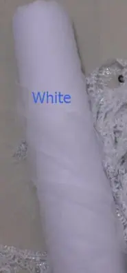 Image de Voile de Mariée Longue Cathédrale Blanc Ivoire avec Appliques