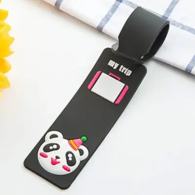 Image de Étiquettes de Bagage Mignonnes en Silicone - Bande d'Animaux