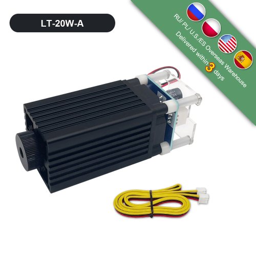 Imagen de Módulo Láser 5W/10W con Cabezal de Grabado Azul 450nm
