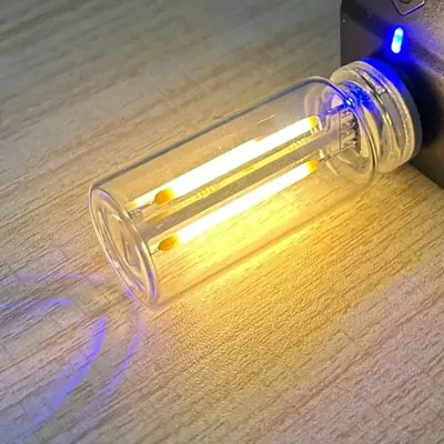 Image de Veilleuse LED Rétro USB - Lumière Chaude & Douce
