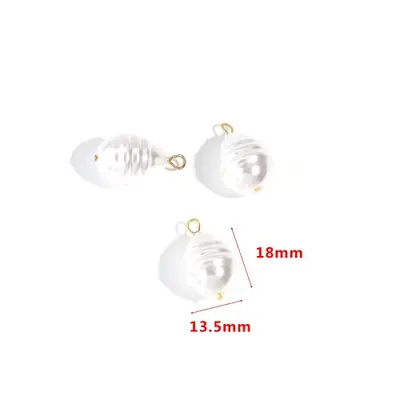 Image de Breloques Coeur Géométrique Acier Inoxydable - Lot de 10