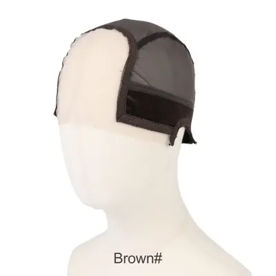 Image de Bonnet de Perruque en Dentelle Transparente avec Bande Antidérapante