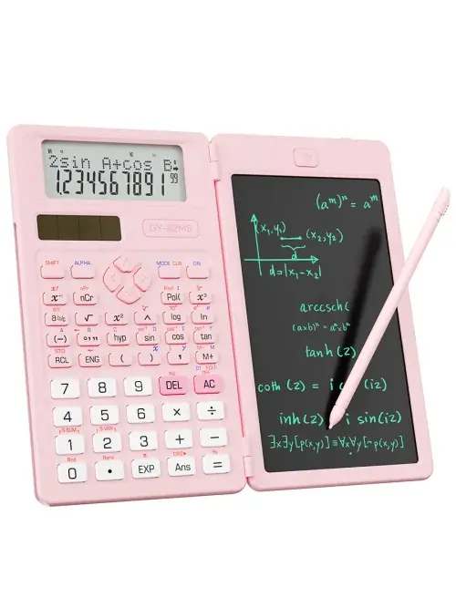 Image de Calculatrice Scientifique 2-en-1 avec Tablette Écriture 6 Pouces