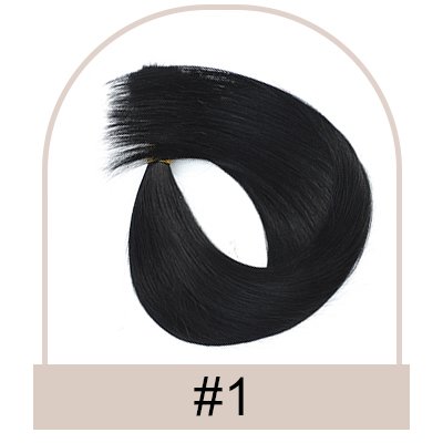 Image de Extensions de Cheveux Remy Naturelles à Capsules