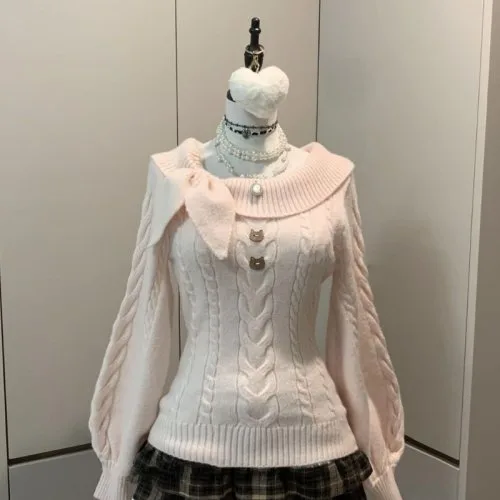 4655 pink sweater