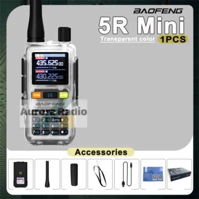 Image de Talkie-Walkie Baofeng UV-5R Transparent avec Bluetooth