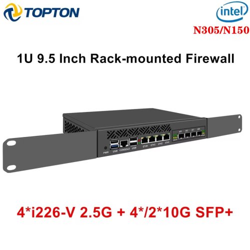 Image de Mini PC 1U Rack 2x10G SFP - Serveur & Routeur Haute Performance