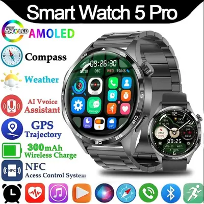 Image de Smartwatch Homme GPS NFC Écran AMOLED