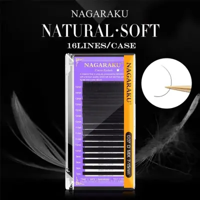 Extensions de Cils Naturelles & Douces - 16 Rangées