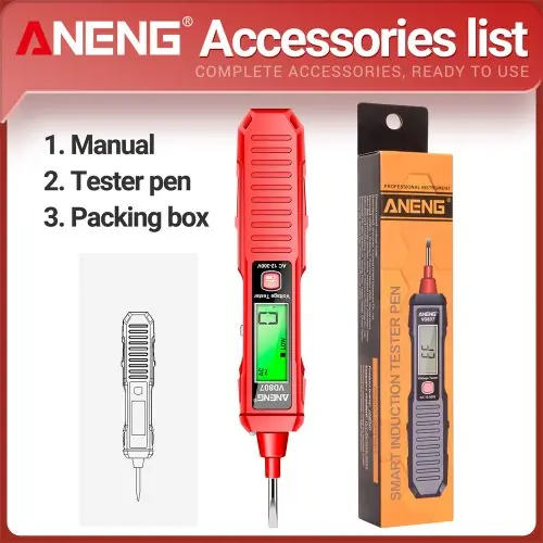 Image de Testeur de Tension Intelligent ANENG VD807 - Détecteur NCV sans Contact
