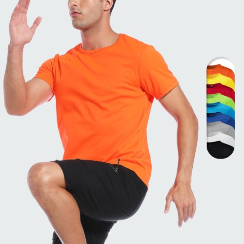 Afbeelding van Ademend Sneldrogend Sport T-Shirt met Korte Mouwen voor Mannen en Vrouwen – Ideaal voor Gym, Fitness, Training, Hardlopen en Actieve Tiener