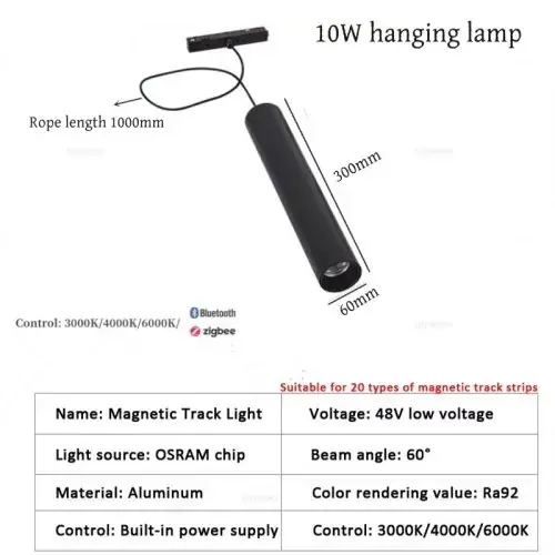 10W lampe suspendue