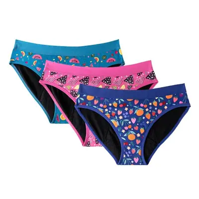 Image de Culottes Menstruelles En Coton - 3 Pièces Imprimées