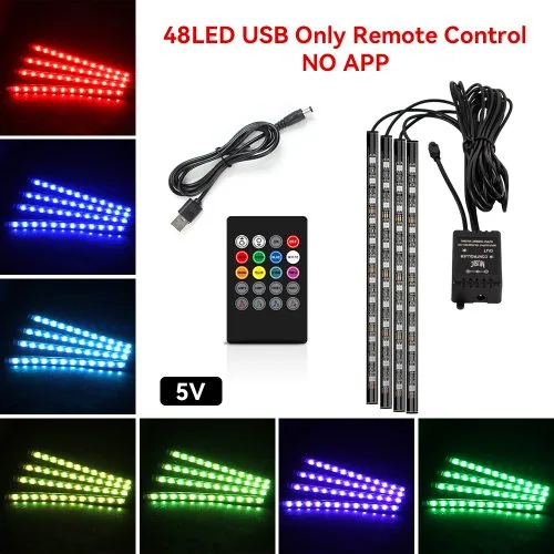 48LED mando USB