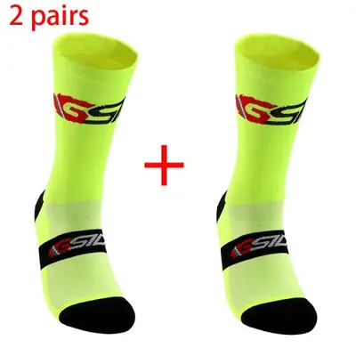 Image de Chaussettes de Cyclisme Haute Performance - Compression & Style
