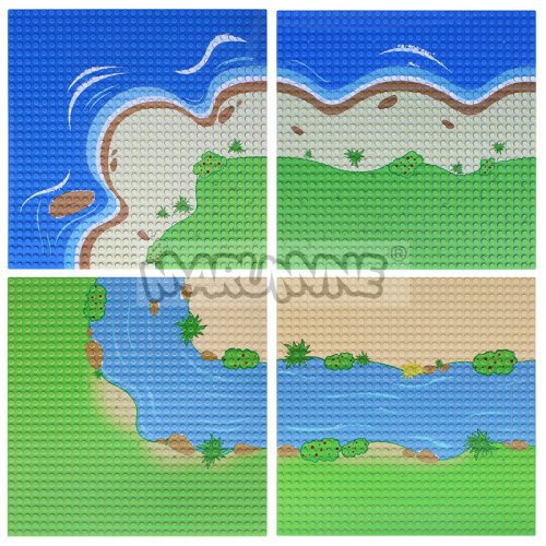 Image de Plaque de Base 32x32 pour Construction Jungle & Océan