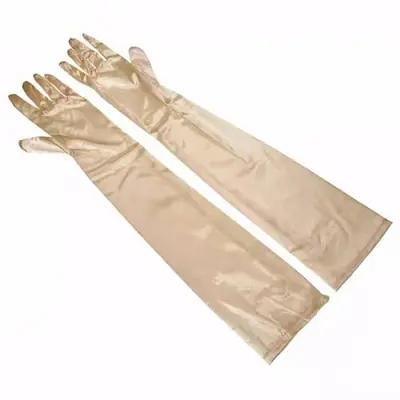 Image de Gants de Soirée Élégants pour Femmes - Satin Long Doigt