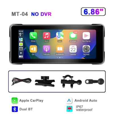 Image de GPS Moto Étanche 6.86" avec CarPlay & Android Auto