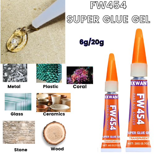 Afbeelding van Superlijmgel - Universele Quick Fix-lijm voor schoenen, glas, sieraden, PVC, doe-het-zelf ambachten - Sneldrogende en langdurige hechting