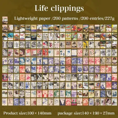 Image de Kit Scrapbooking Vintage - 200 Pages Uniques