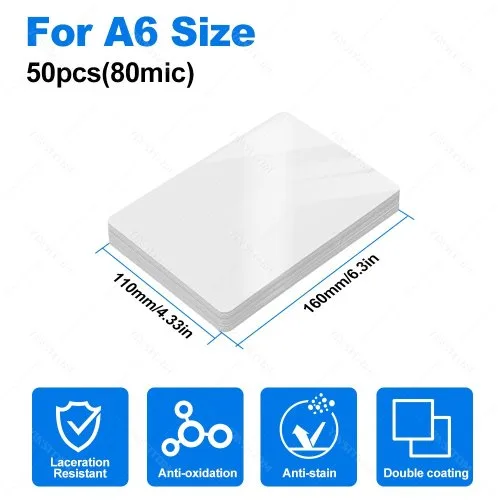 For A6 Size-50pcs