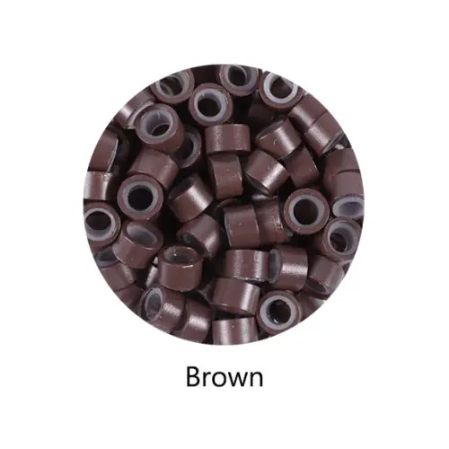 Image de Micro Anneaux pour Extensions de Cheveux - 100 Pièces