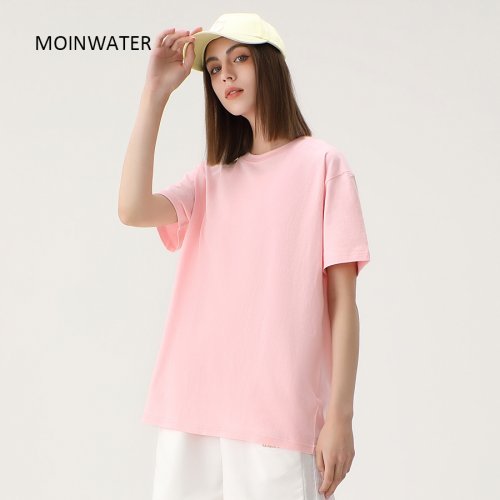 Imagen de Camisetas de Algodón Sólido para Mujer, Modelo Informal y Suave en Verde Oscuro, Manga Corta Unisex para Verano, Tallas Extragrandes