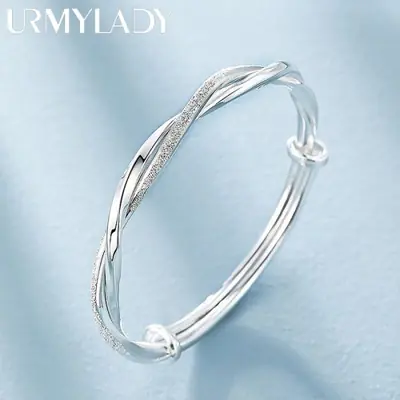 Image de Bracelet Argent 925 - Tissage Élégant & Réglable