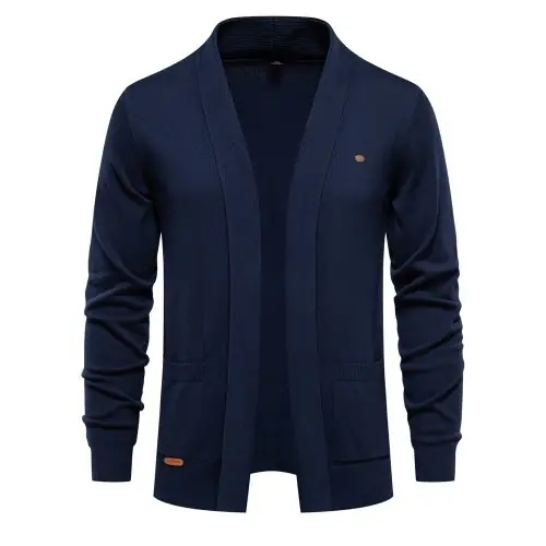 Image de Cardigan Homme Coton Col Rabattu Hiver 2023