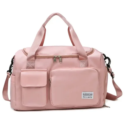 Bild von Reisetasche, große Kapazität, Weekender, Handgepäck, Reisetaschen mit Schuhfach, Sport-Fitness-Taschen für Damen, Umhängetasche