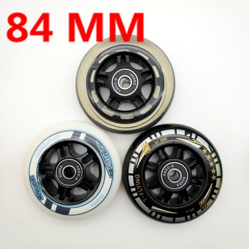 Imagen de Envío Gratis rueda de patín de velocidad rueda de rodillo 84mm 90MM material de PU