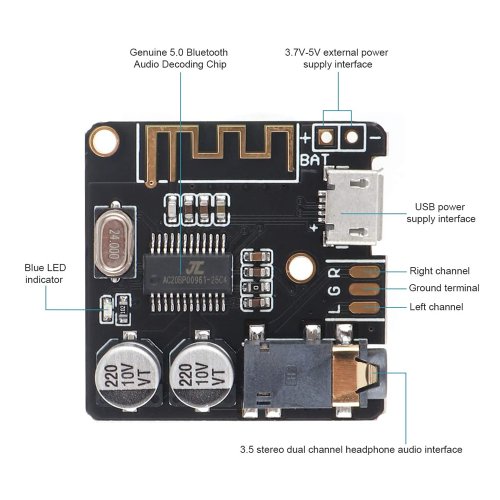 Image de Module Bluetooth 5.0 Audio MP3 Sans Fil