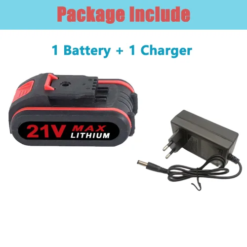 1 batterij - oplader