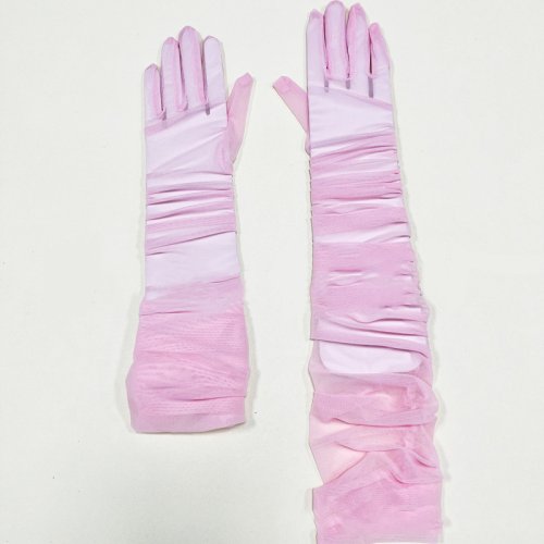 Imagen de Guantes Largos con Volantes para Mujer - Elegantes y Sexys