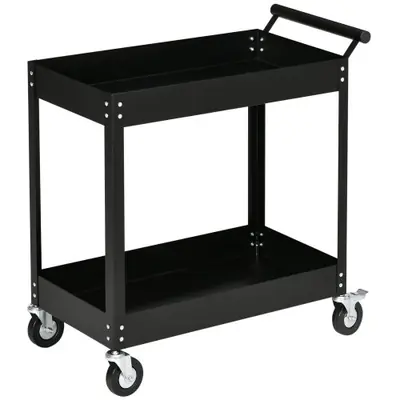 Image de durhand chariot à outils avec roues 3 étagères