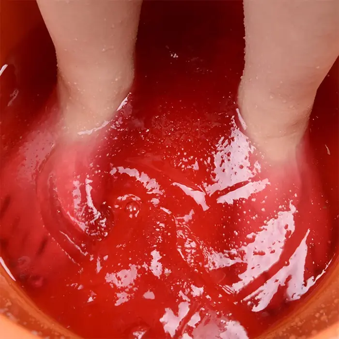 Image de Bain de Pieds Cristal Rose - Exfoliation & Relaxation Spa
