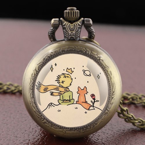 Afbeelding van Vintage Zakhorloge met Glazen Koepel - Unieke Geschenk voor Mannen & Vrouwen
